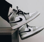 image, Nikee Air Jordan 1 Smoke Grey High Semi Ua