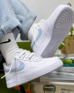 image, Nikee Airforce 1 Light Blue Tick