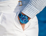 image, Jacob & Co. Epic X Chrono 44 mm Blue PVD Titanium