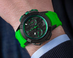 image, Jacob & Co. Epic X Chrono 44 mm - Black Titanium - Green Inner Ring