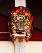 Limited Edition Jacob & Co. Bugatti Chiron Tourbillon Orange Sapphire Crystal watch