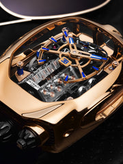 Limited Edition Jacob & Co. Bugatti Chiron Tourbillon timepiece in a rose gold case Watch