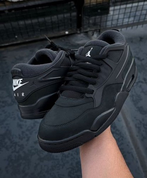 Nikee Air Jordan 4 RM Black Cat Semi Ua