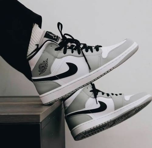 Nikee Air Jordan 1 Smoke Grey High Semi Ua