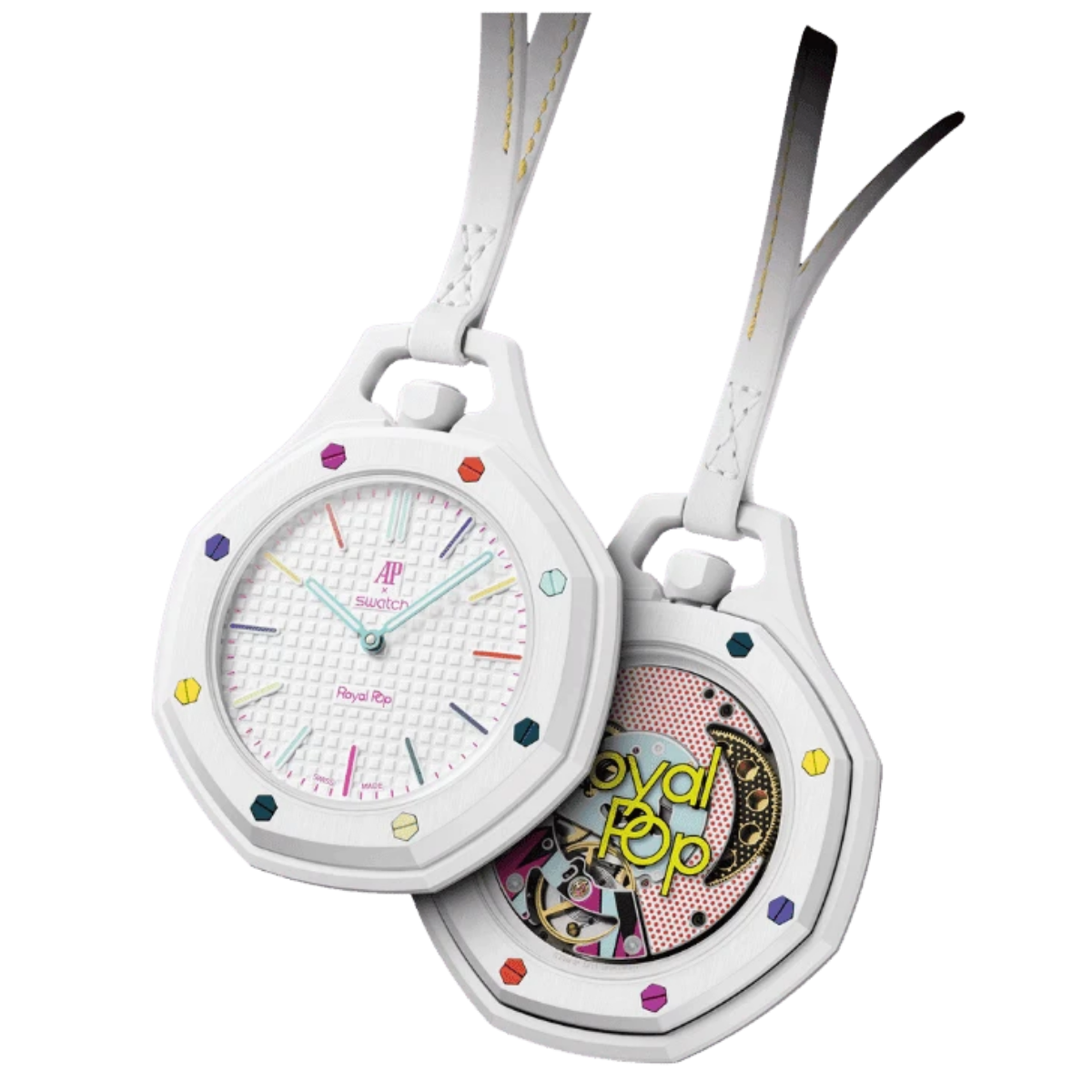 Swatch X Audemars Piguet Ap - Royal Pop “Huit Blanc” (M01)