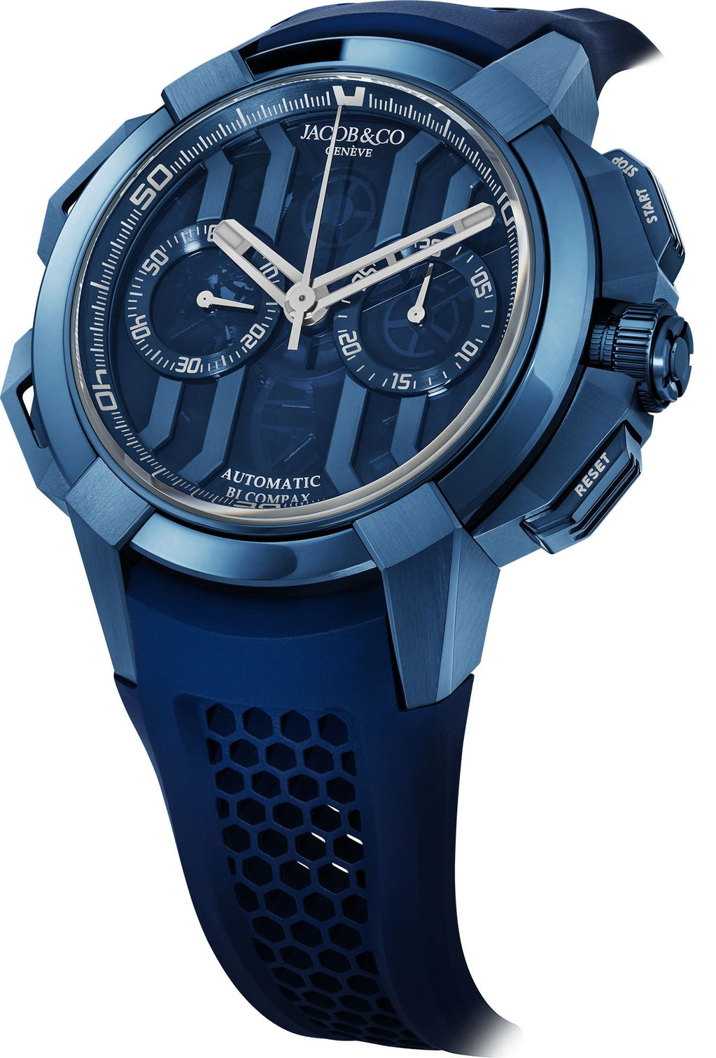 Jacob & Co. Epic X Chrono 44 mm Blue PVD Titanium