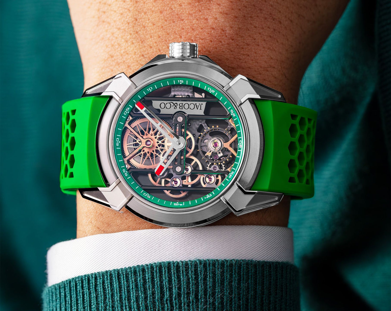 Jacob & Co. Epic X Titanium Green