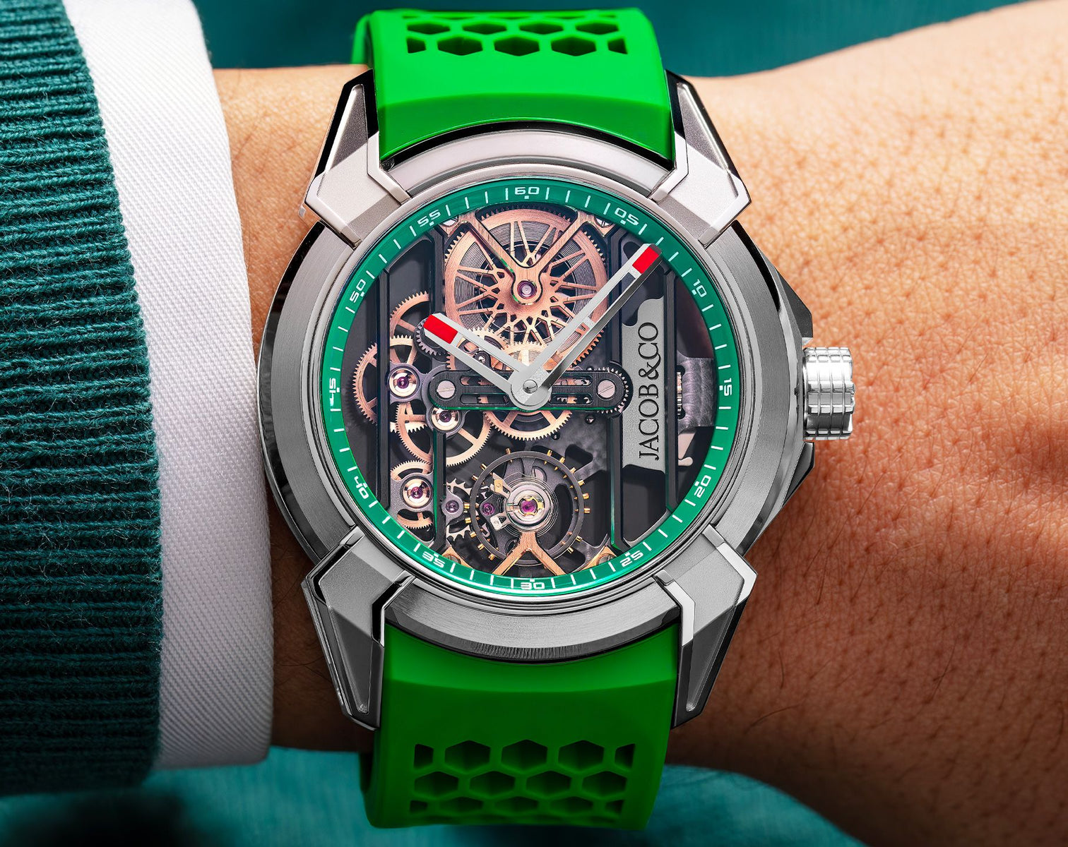 Jacob & Co. Epic X Titanium Green