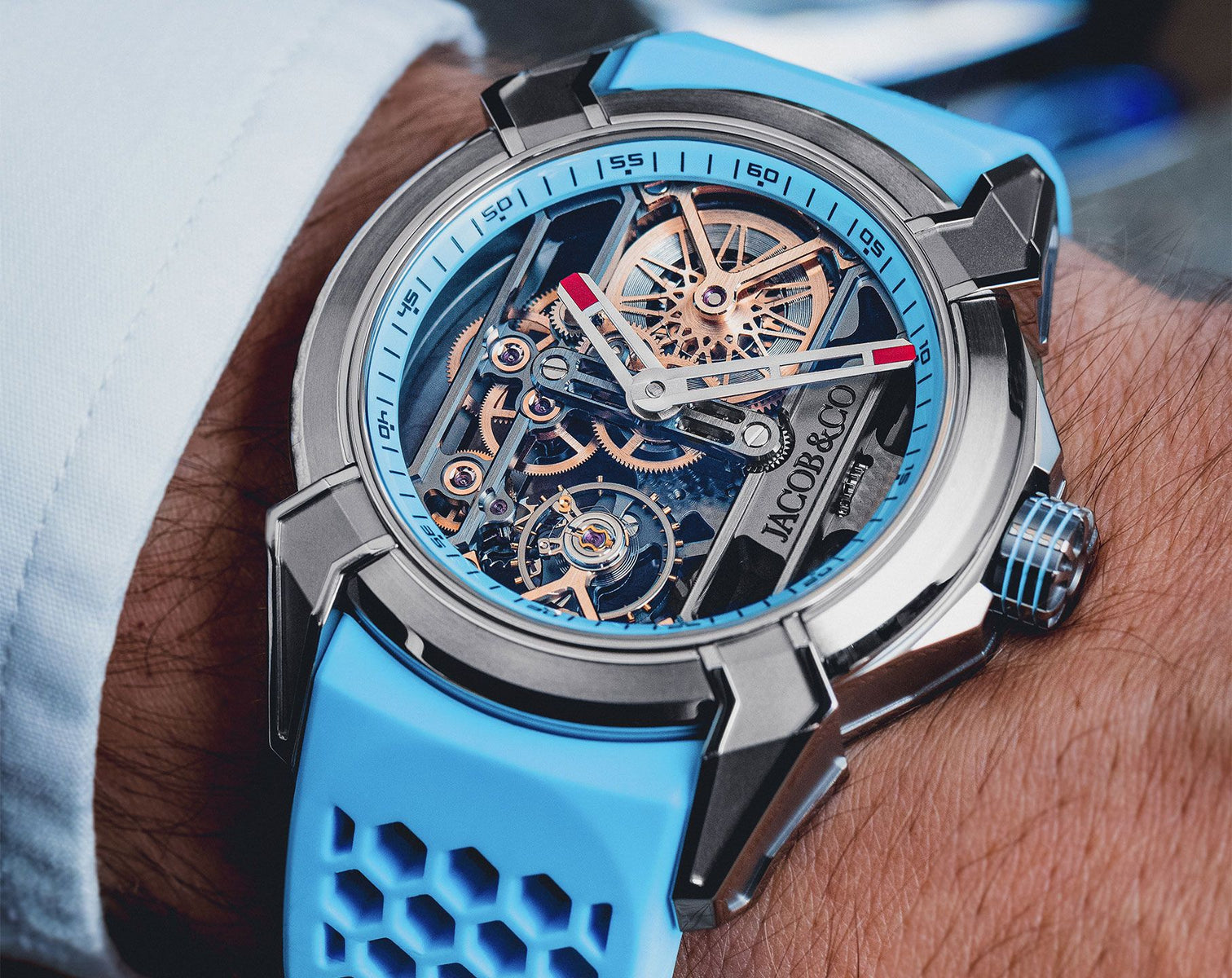 Jacob & Co. Epic X Titanium (5N Color Gears)