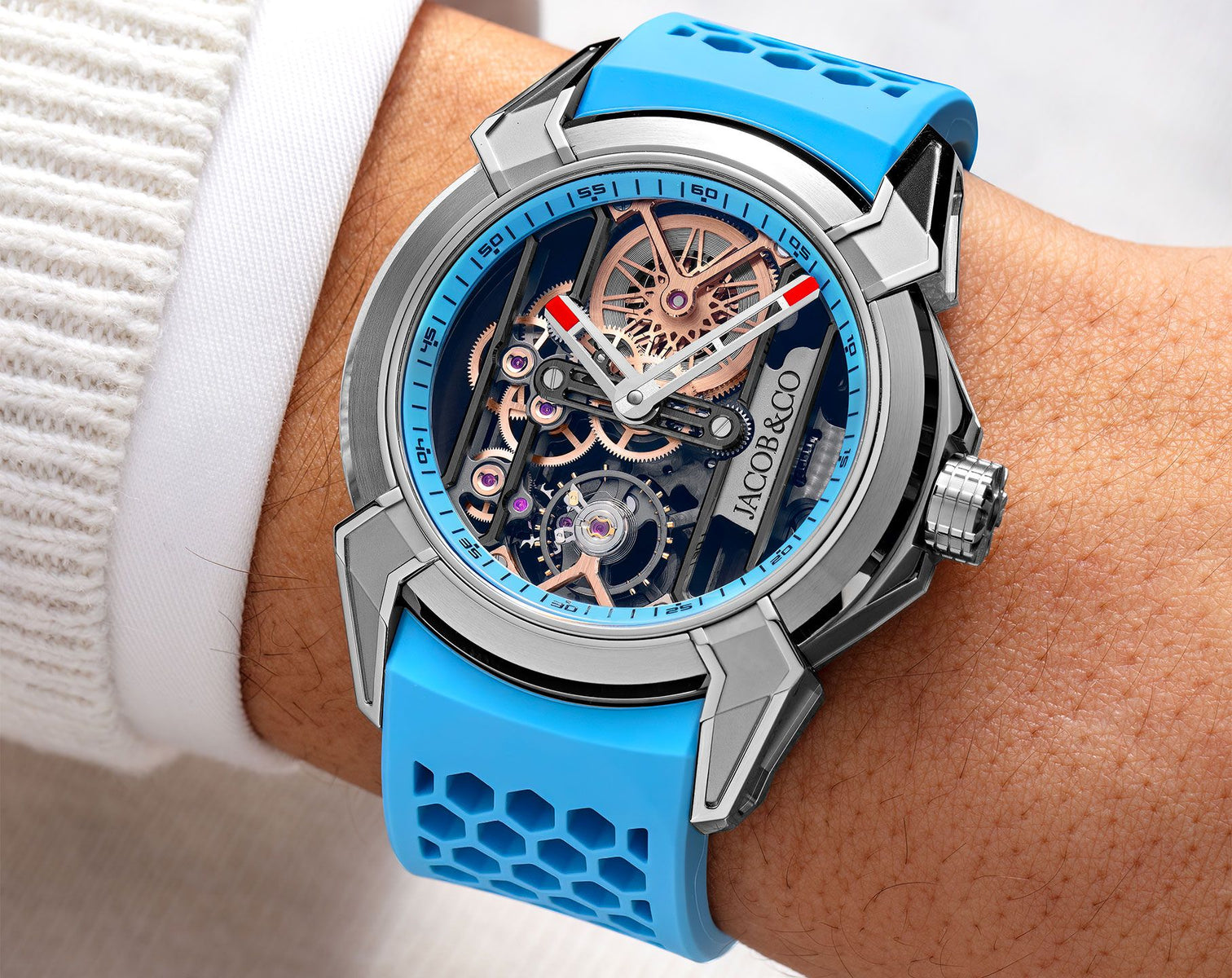 Jacob & Co. Epic X Titanium (5N Color Gears)