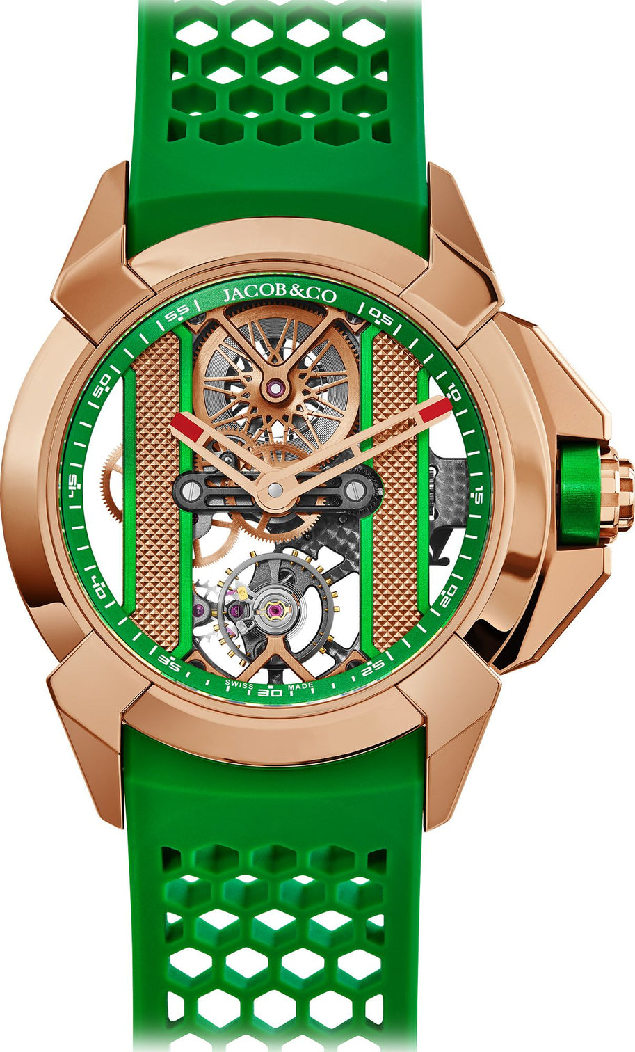 Jacob & Co. Epic X Bridges Rose Gold (Green)