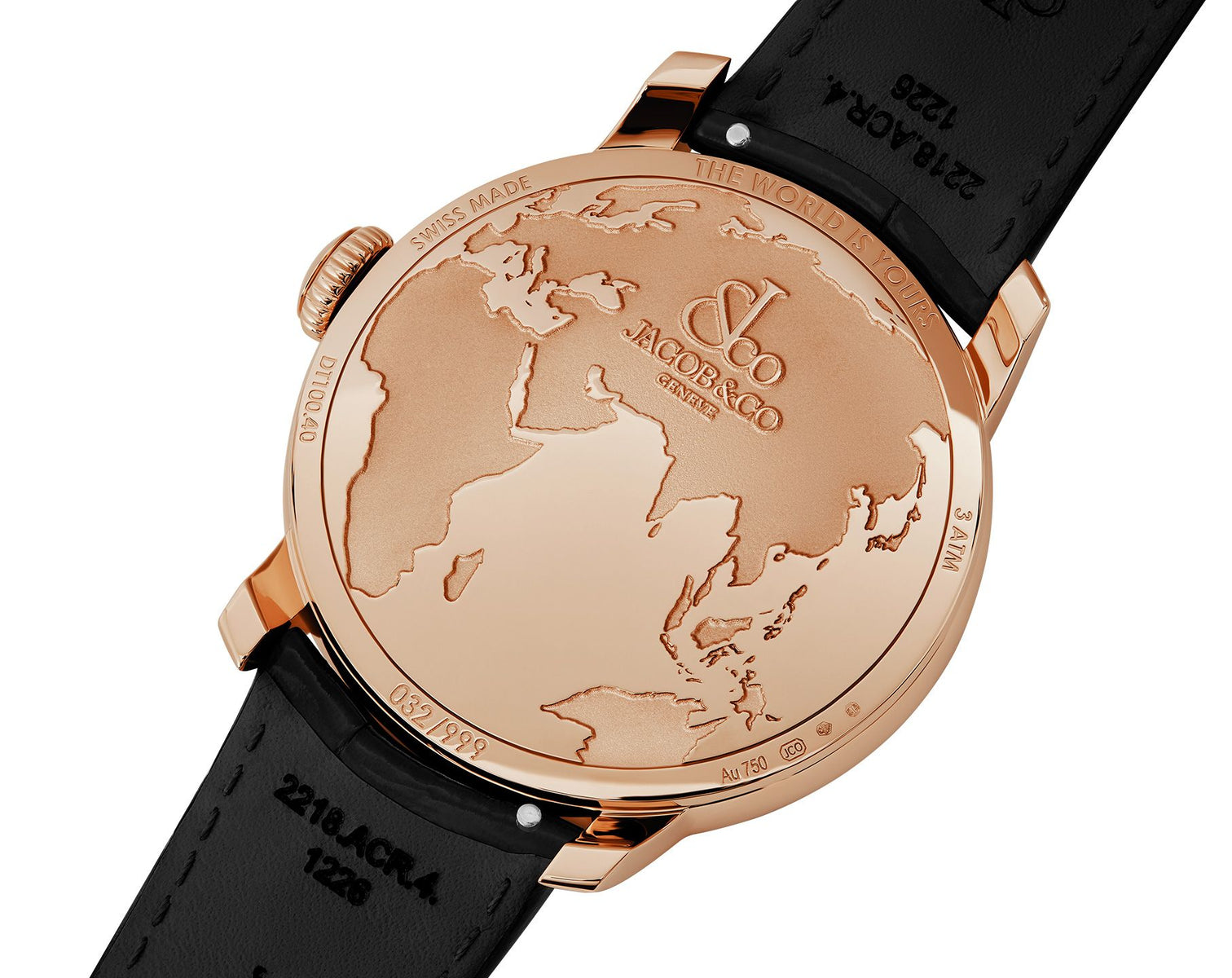 Jacob & Co. The World Is Yours Dual Time Zone Black